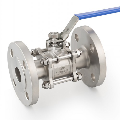 三片式法兰球阀