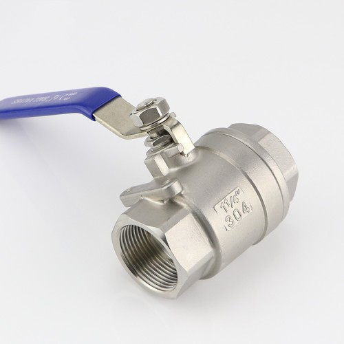 二片式不锈钢丝扣球阀Q11F