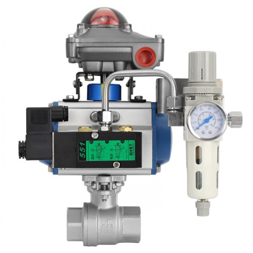 气动螺纹球阀Q911F